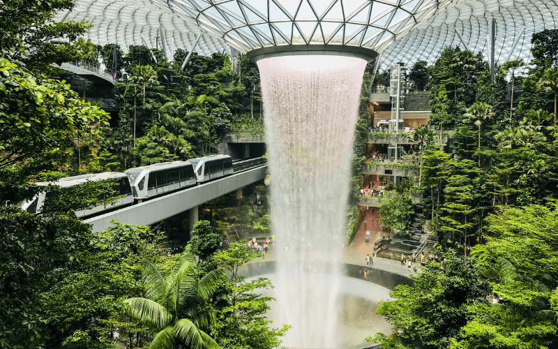 Image of Jewel Changi Airport.
