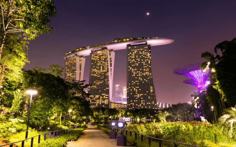 Image of Marina Bay Sands.