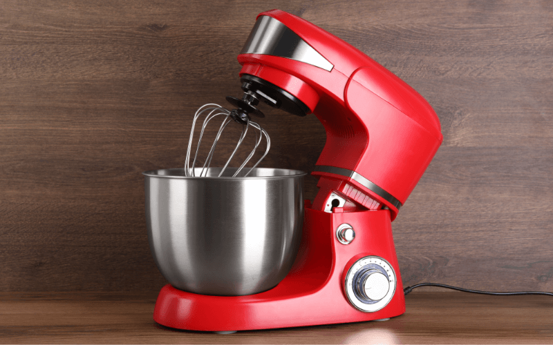 Image of an electric stand mixer.