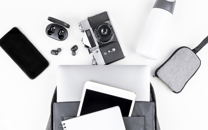 Tech Organising Essentials You Need in Your Life An image of a tech organiser bag