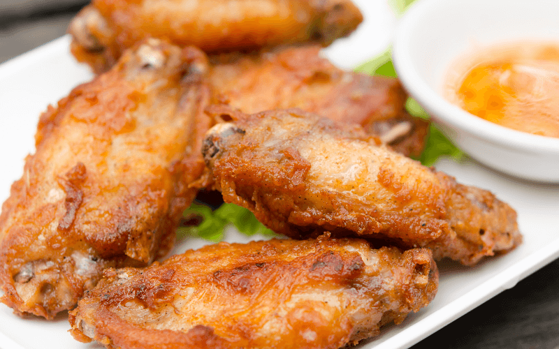 An image of fried chicken wings