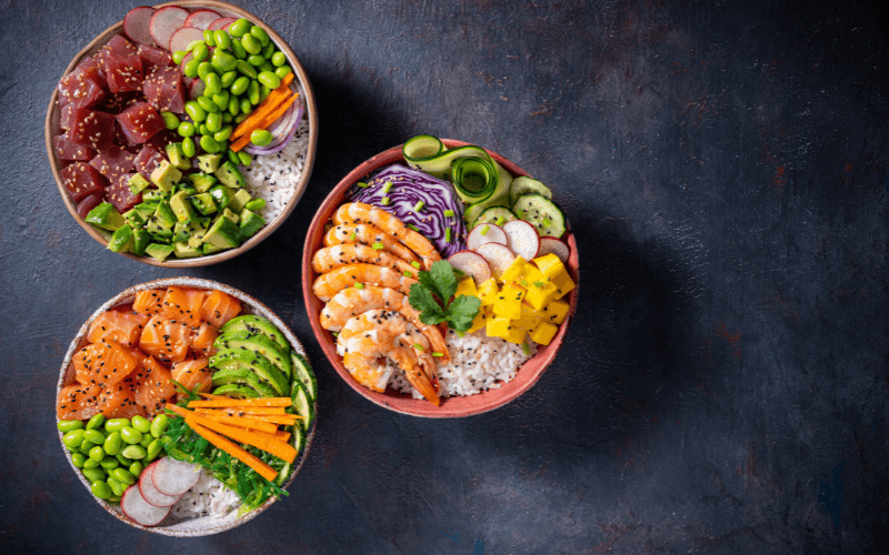 Image of poke bowls