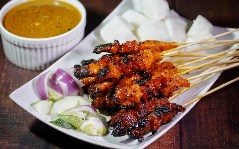 Image of satay skewers