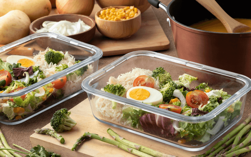 An image of a prepared meal plan