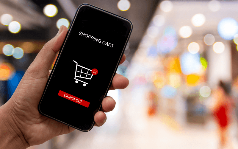 A Shopper’s Guide To The Best Online Grocery Services In Singapore Image of a screen with a shopping cart button.