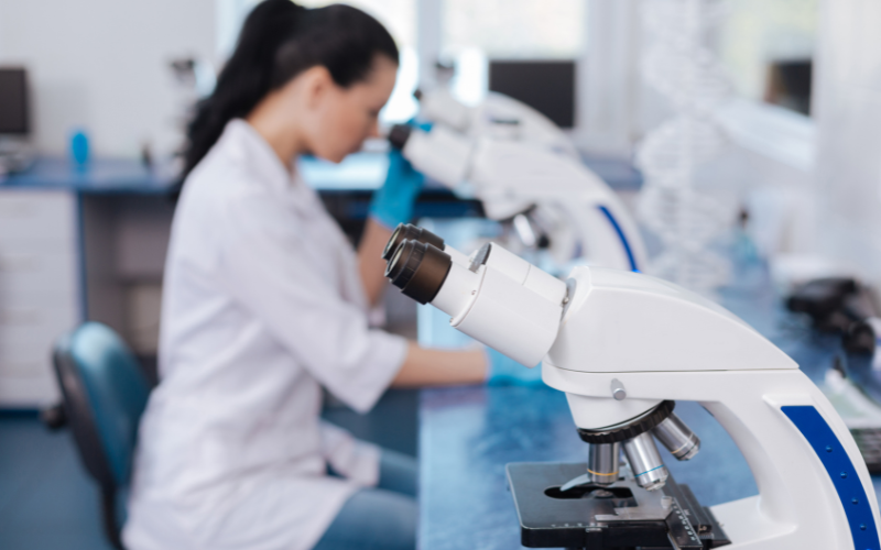 An image of a gene therapy process