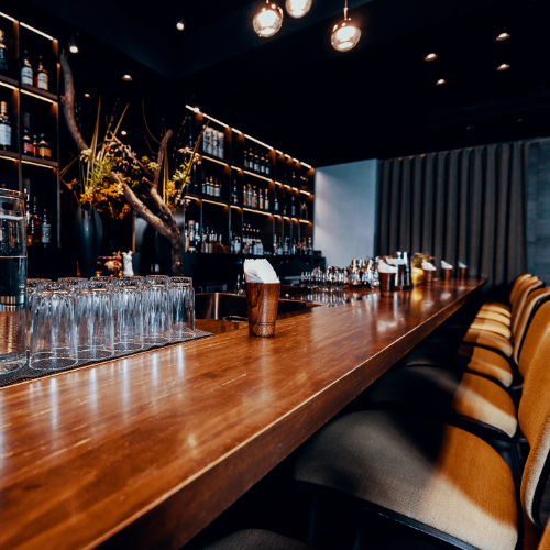 Small image of a cafe at night in Singapore