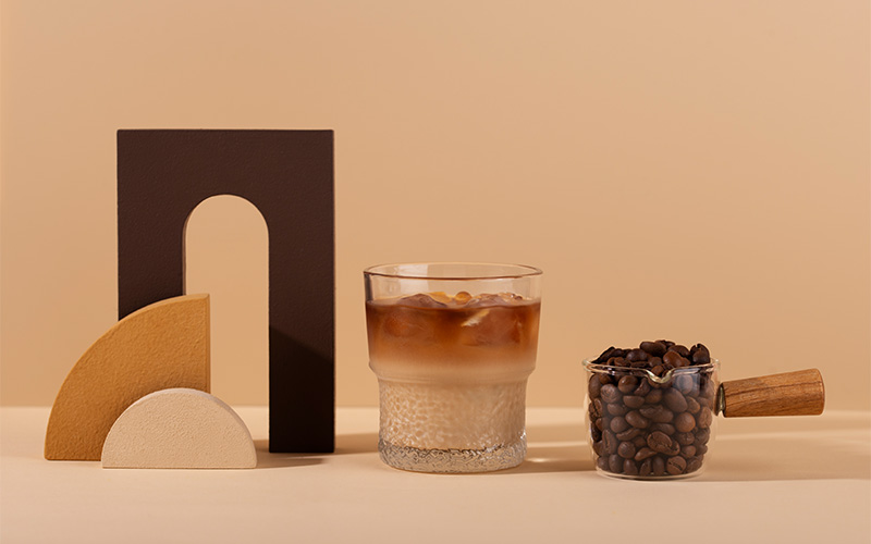 A stock photo of a minimalist café.