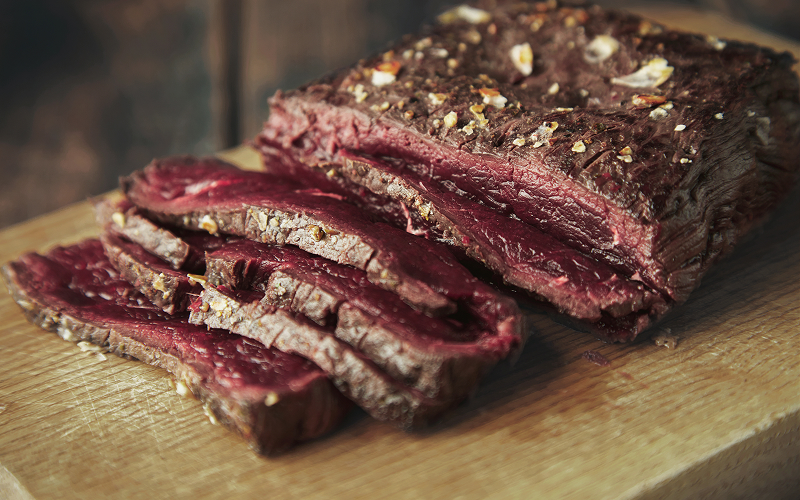 A stock photo related to flank and skirt meatsteak