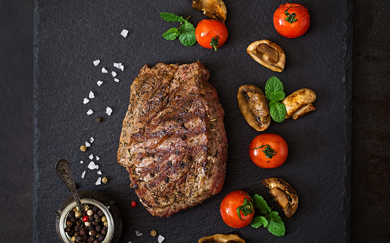 A stock photo related to sirloin meatsteak