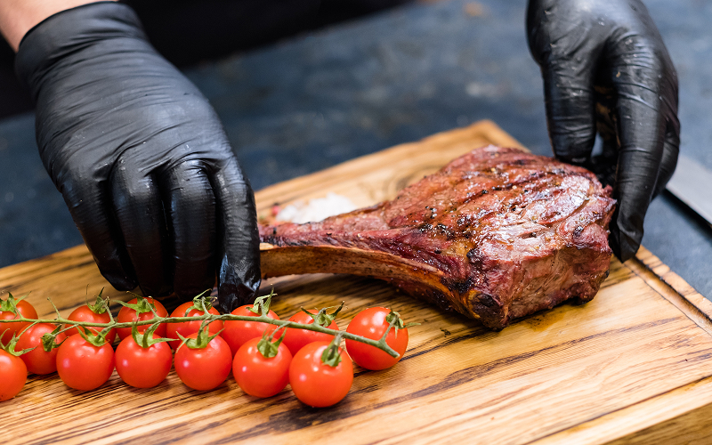 A stock photo related to tomahawk meatsteak