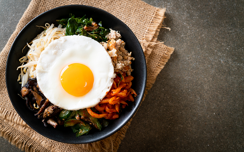Image of a Bibimbap bowl