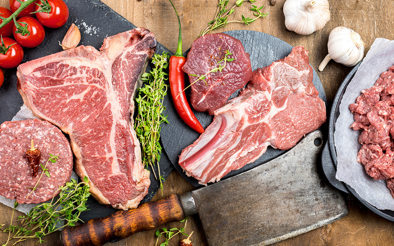 Image of different cuts of steak