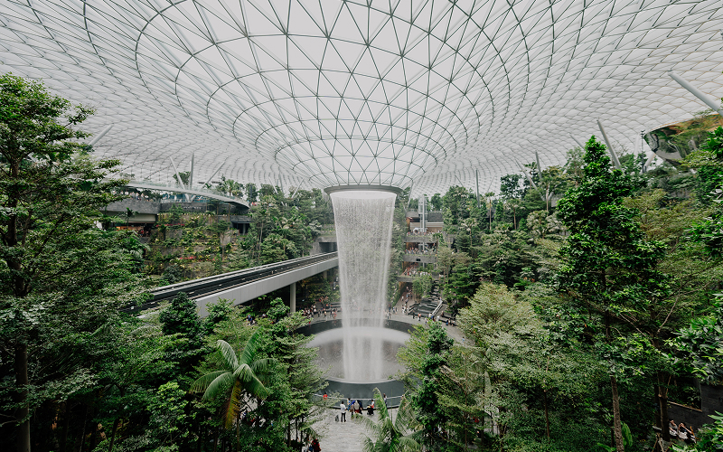 Interior of Changi Airport