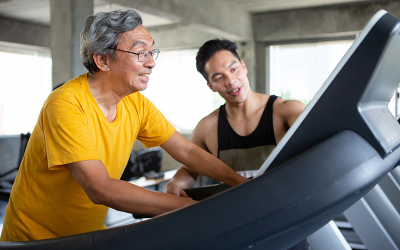 An image of the 434 Bukit Panjang Ring Road fitness corner