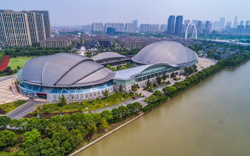 An image of the Singapore Sports Hub