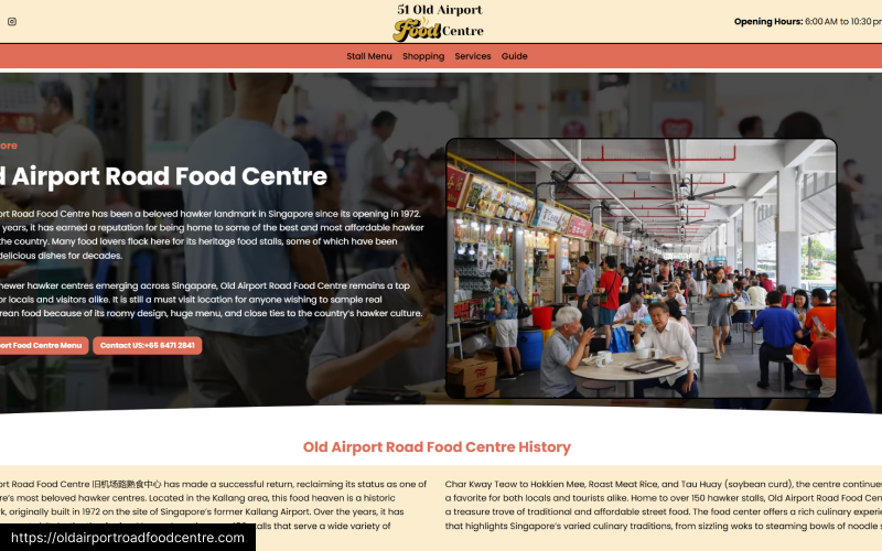 Old Airport Road Food Centre’s website