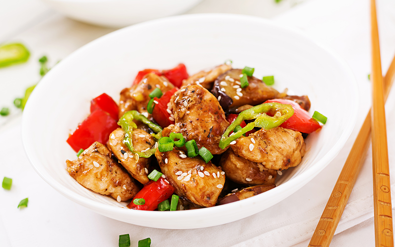 Image of a Chinese chicken dish