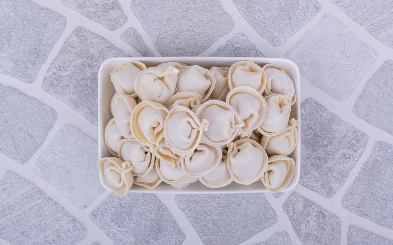 Image of a box of dumplings