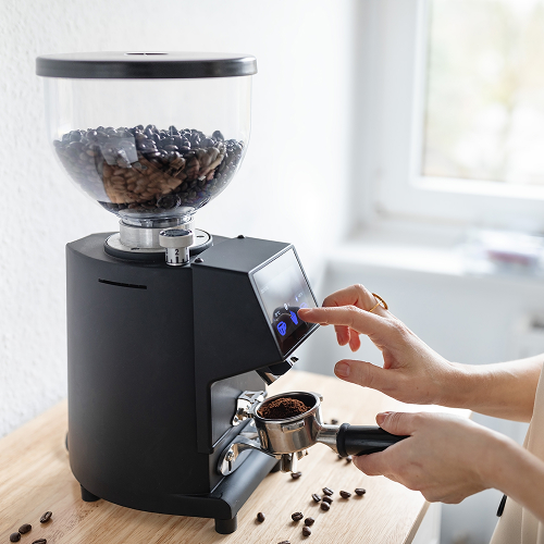 Small image of a coffee grinding machine