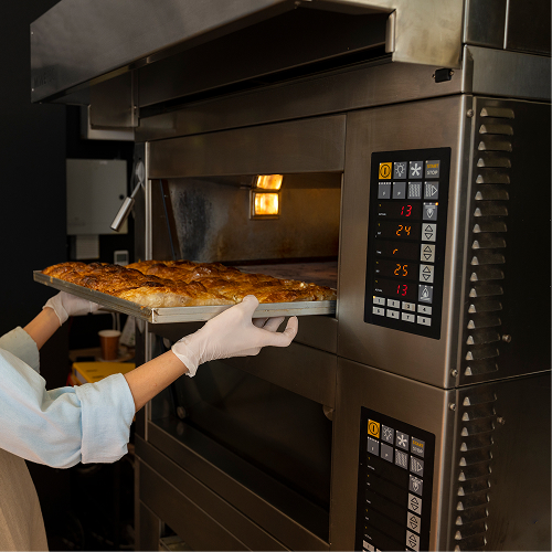 Small image of commercial oven in a cafe