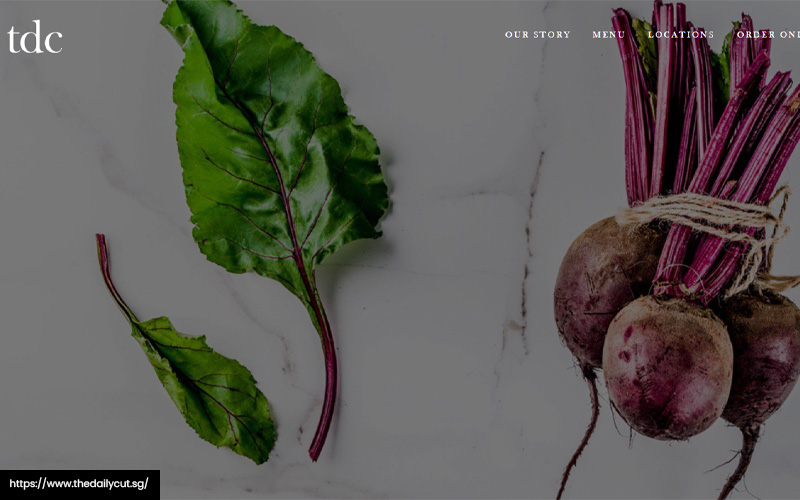 Screenshot of The Daily Cut’s website page